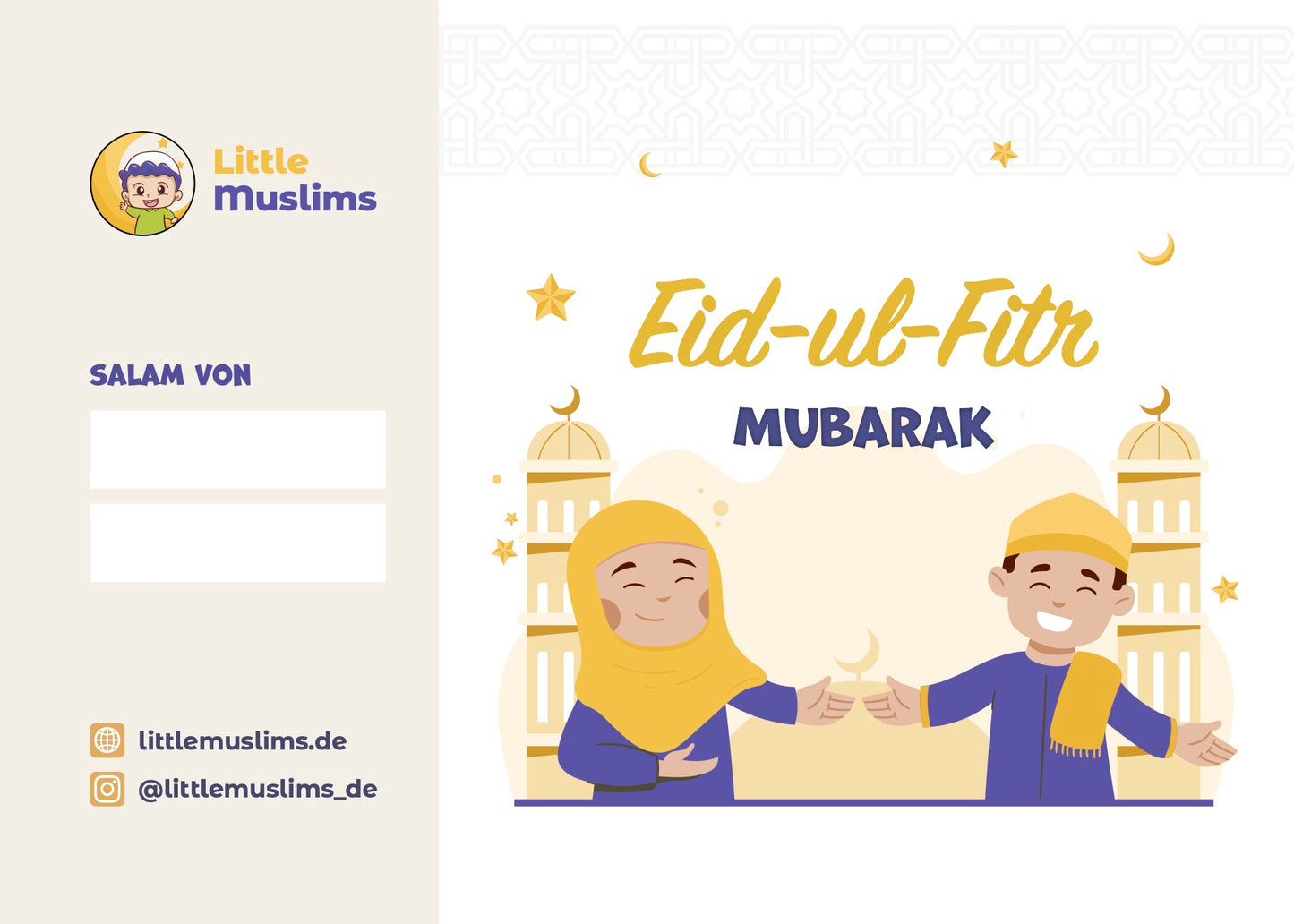 Eid-ul-Fitr Postkarte
