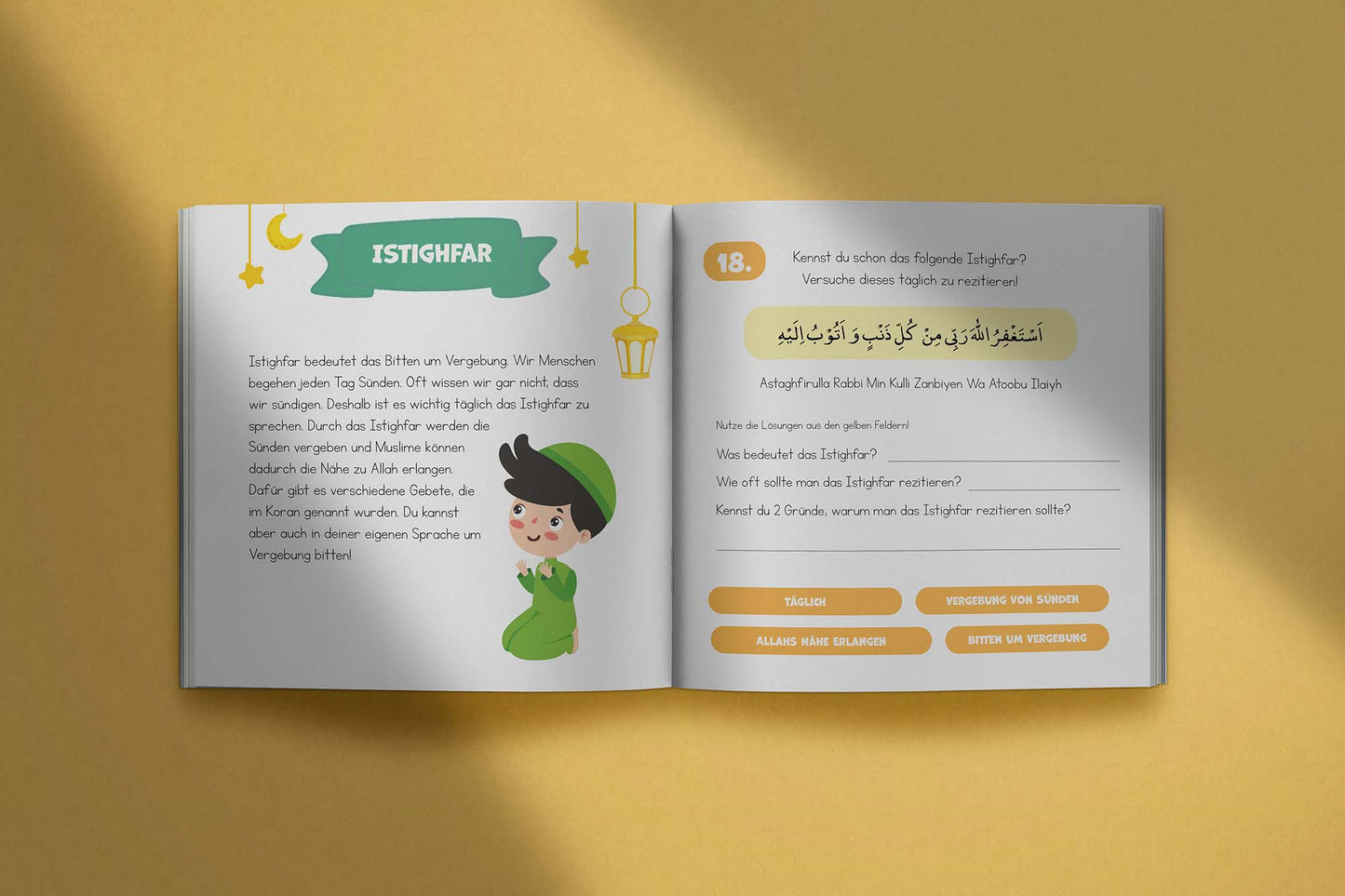 Das Ramadan Arbeitsheft 1 (2-5 Jahre)